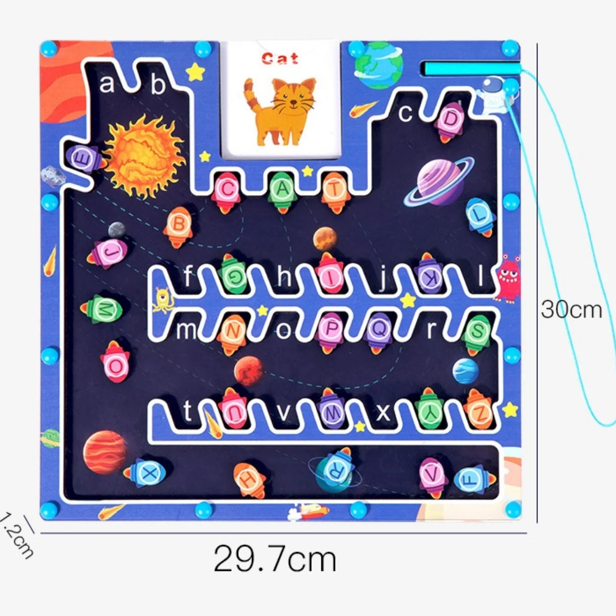 Magnetic Alphabet Maze Puzzle