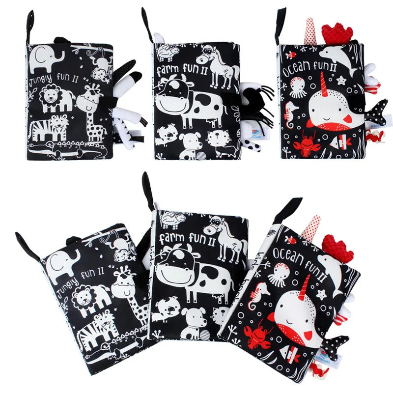 High Contrast Animal Baby Book