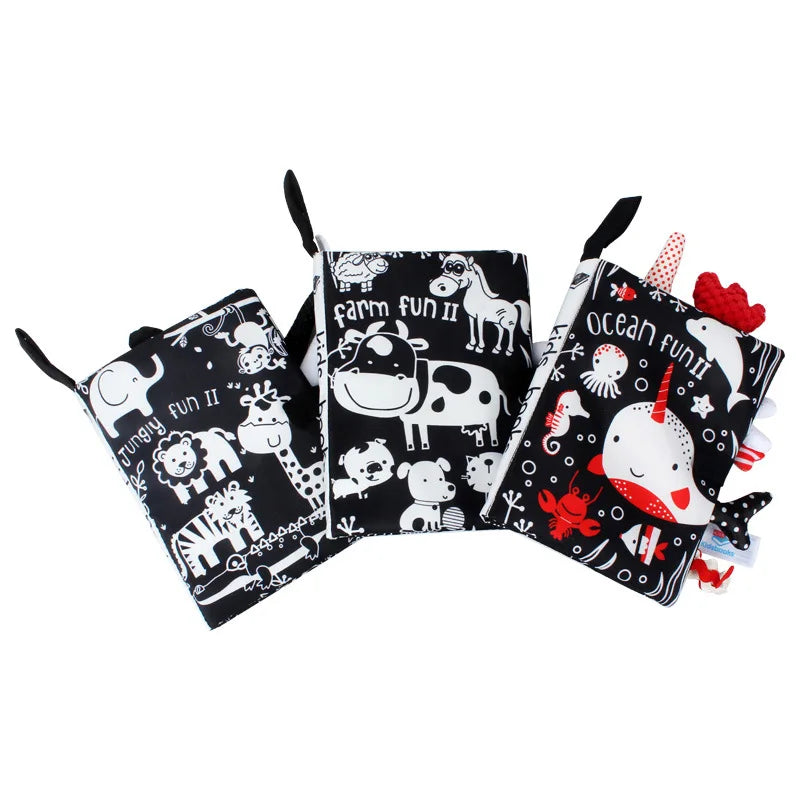 High Contrast Animal Baby Book