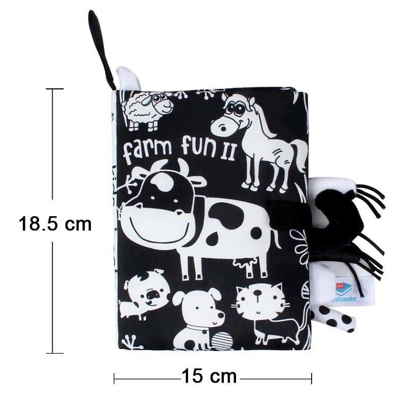 High Contrast Animal Baby Book