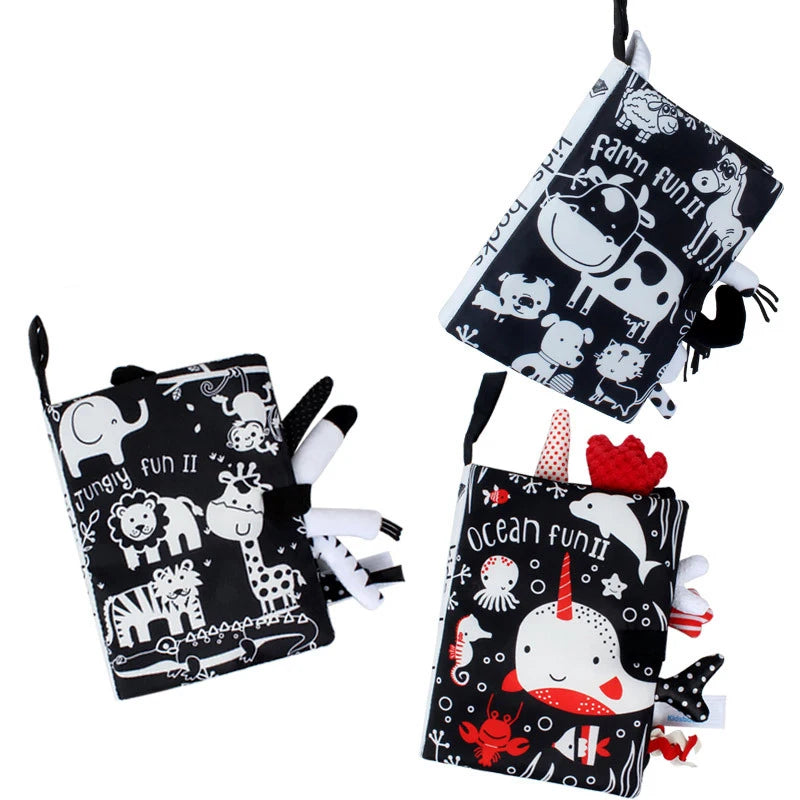 High Contrast Animal Baby Book