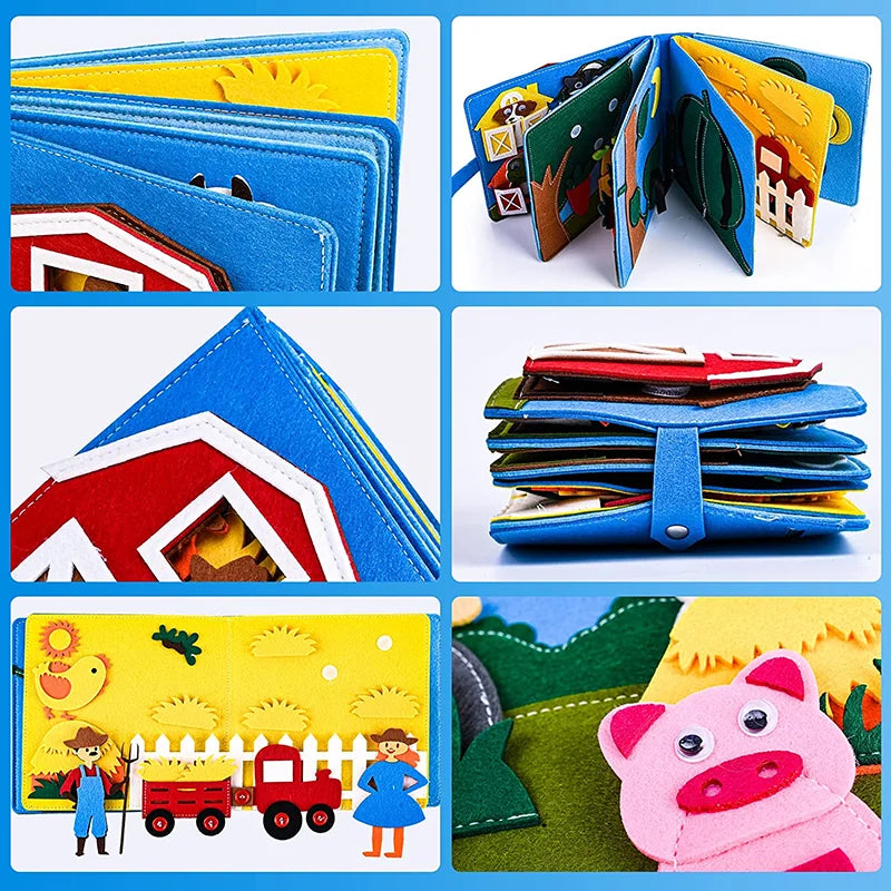 Montessori Felt Story Book