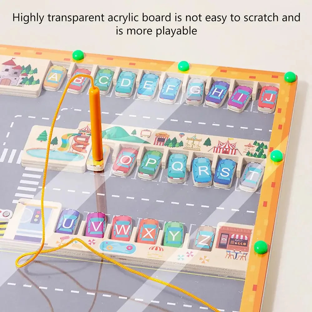 Magnetic Alphabet Maze Puzzle