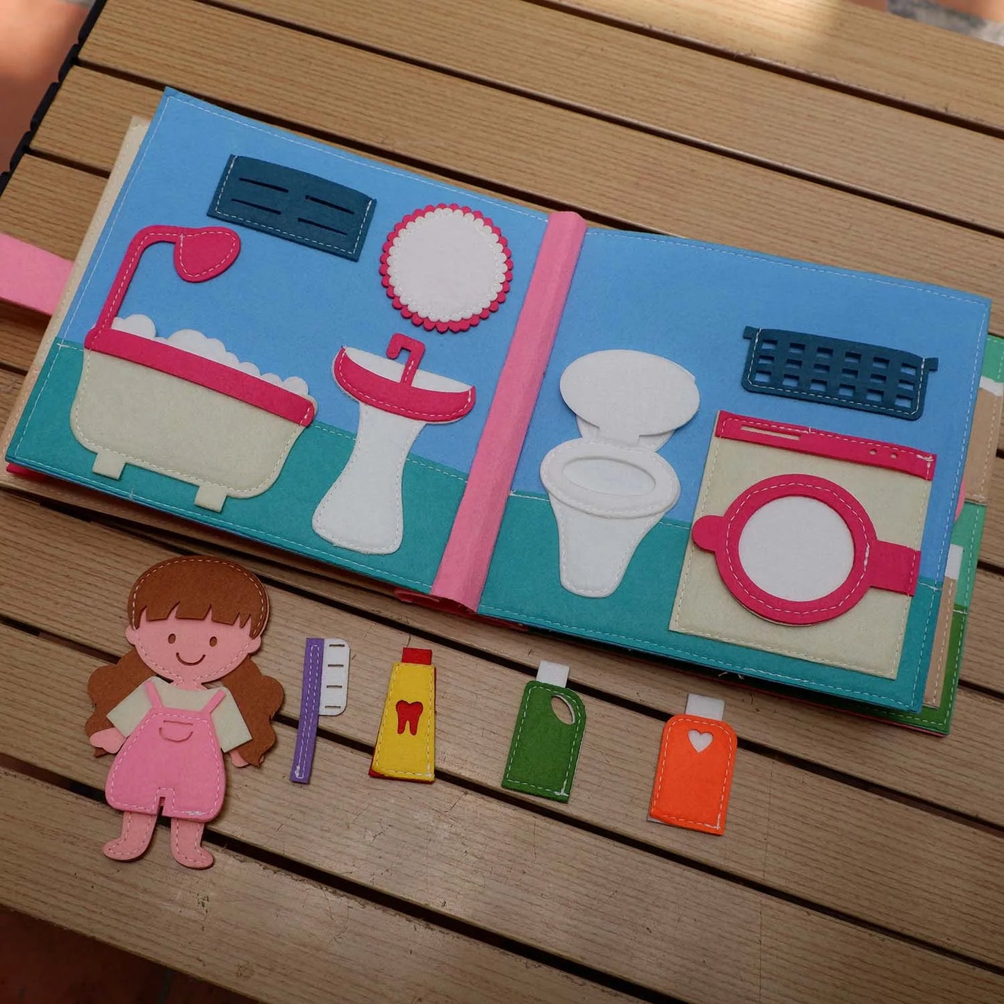Montessori Felt Story Book