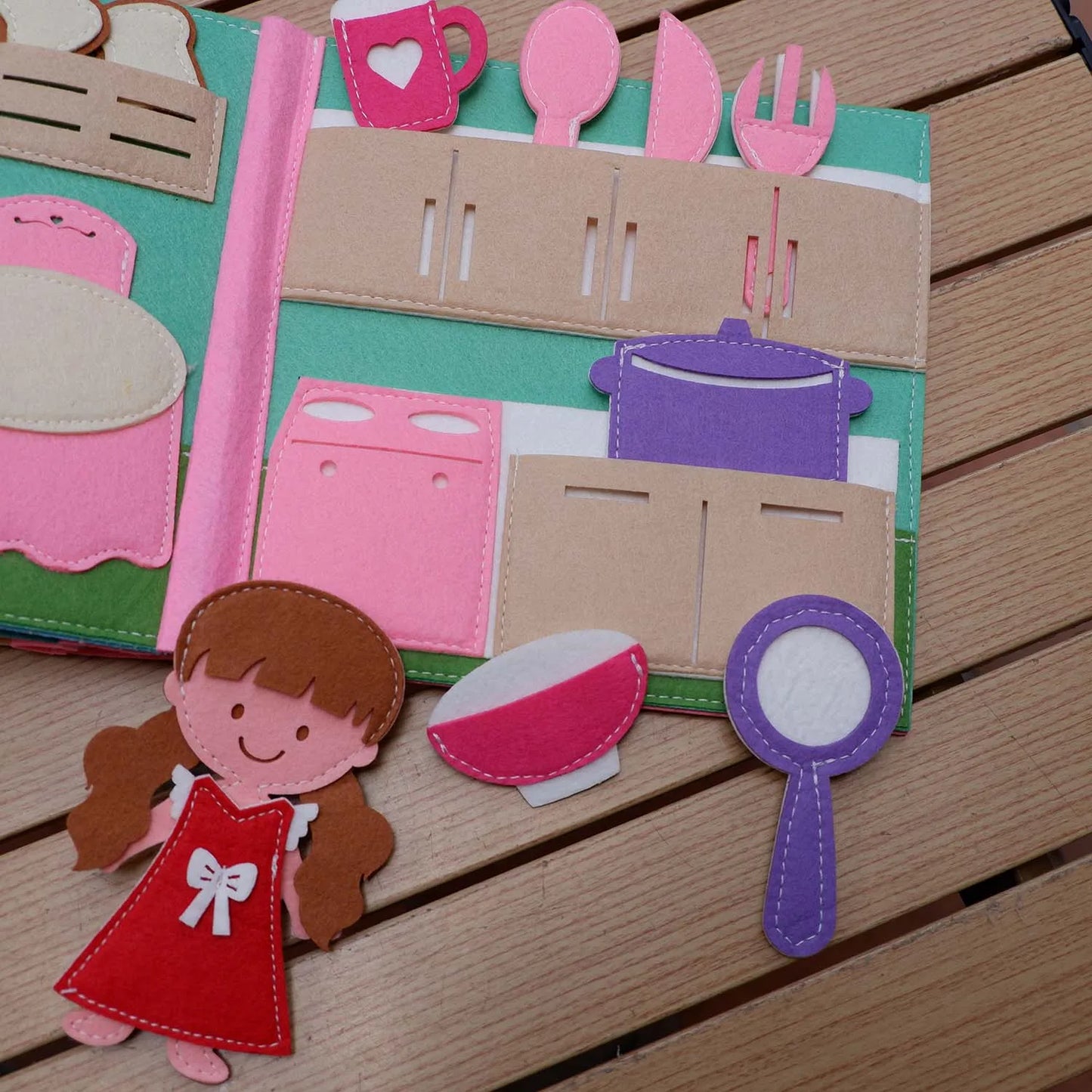 Montessori Felt Story Book