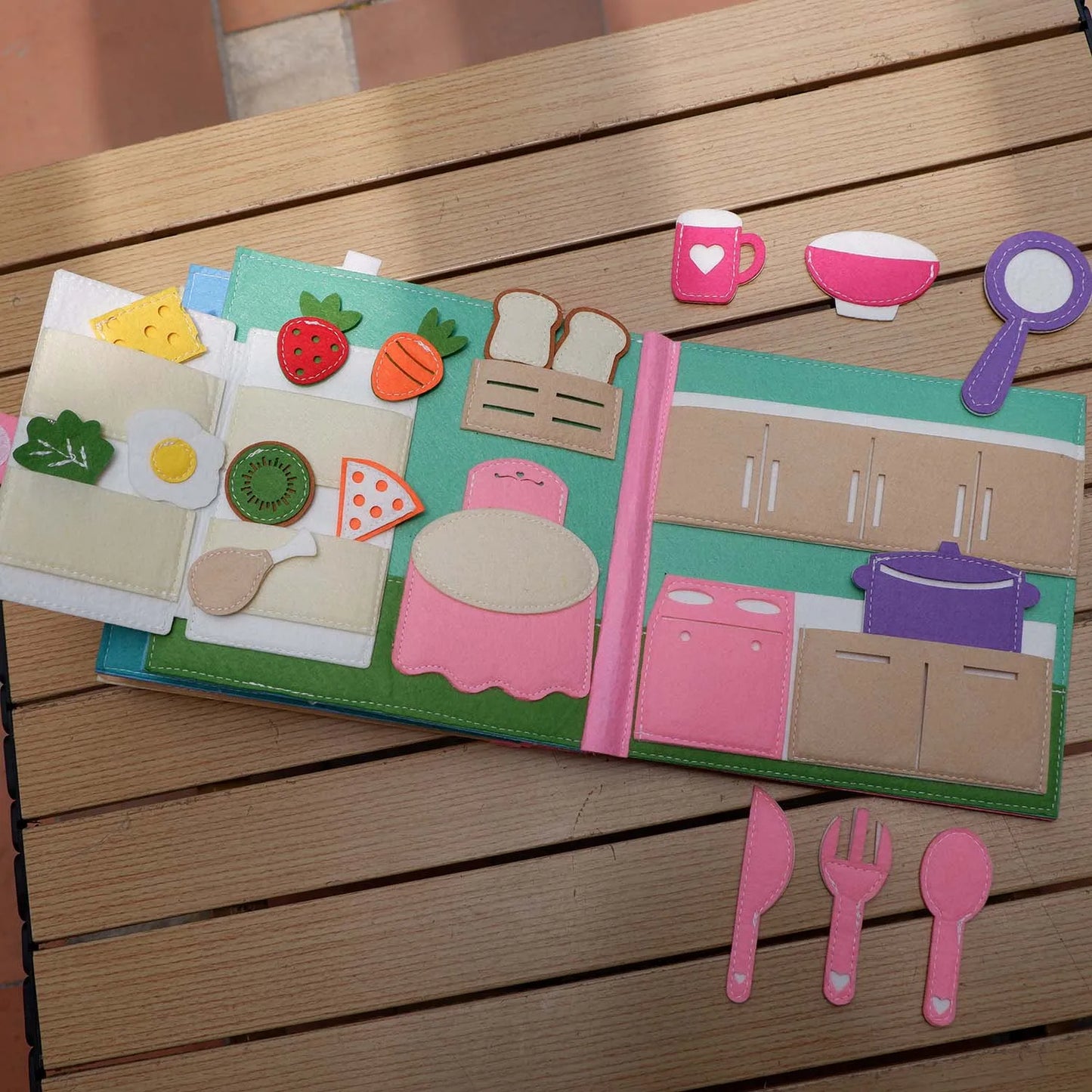 Montessori Felt Story Book