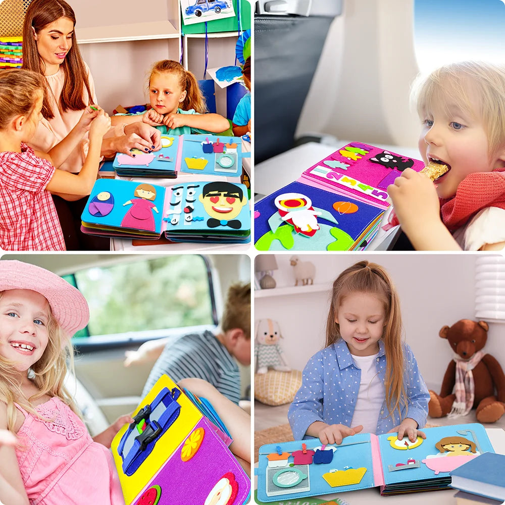 Montessori Felt Story Book
