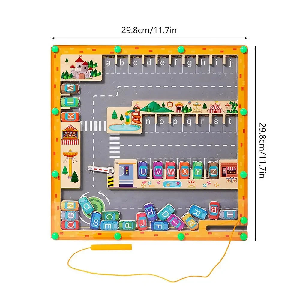 Magnetic Alphabet Maze Puzzle
