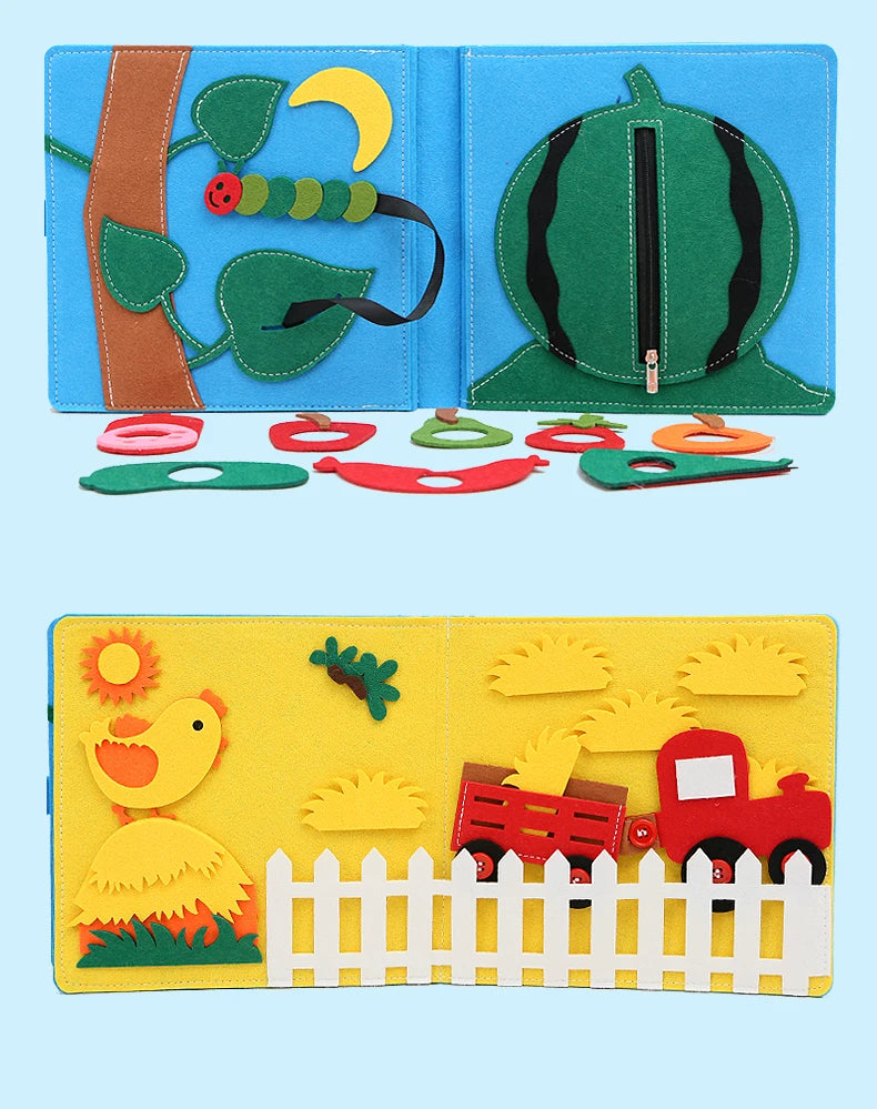 Montessori Felt Story Book