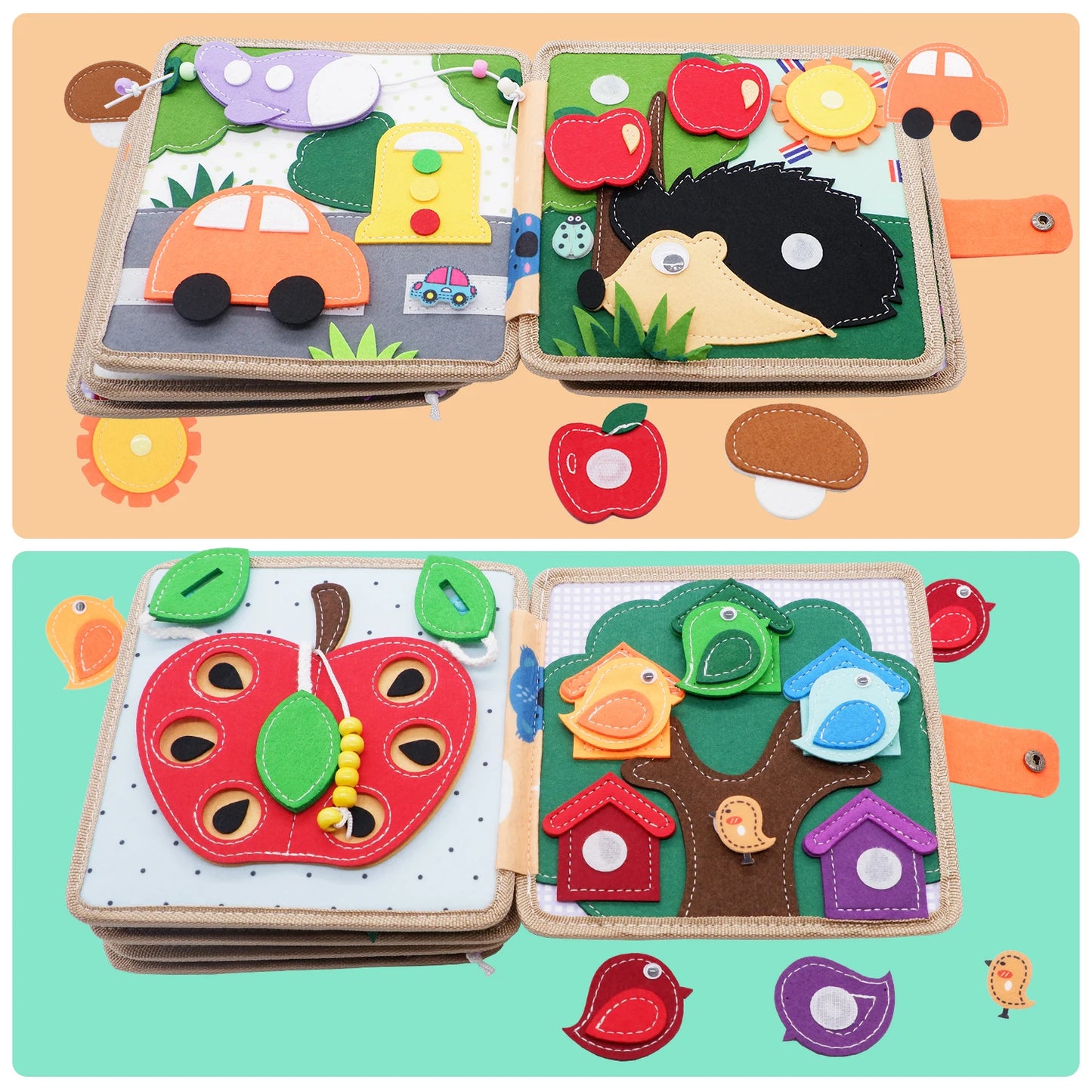 Montessori Felt Story Book