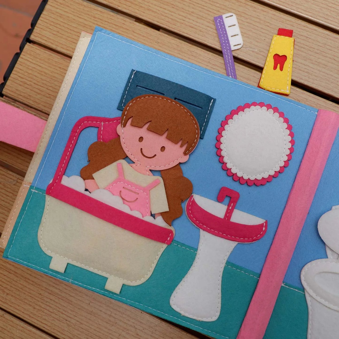 Montessori Felt Story Book