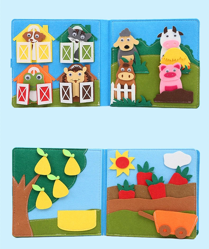 Montessori Felt Story Book