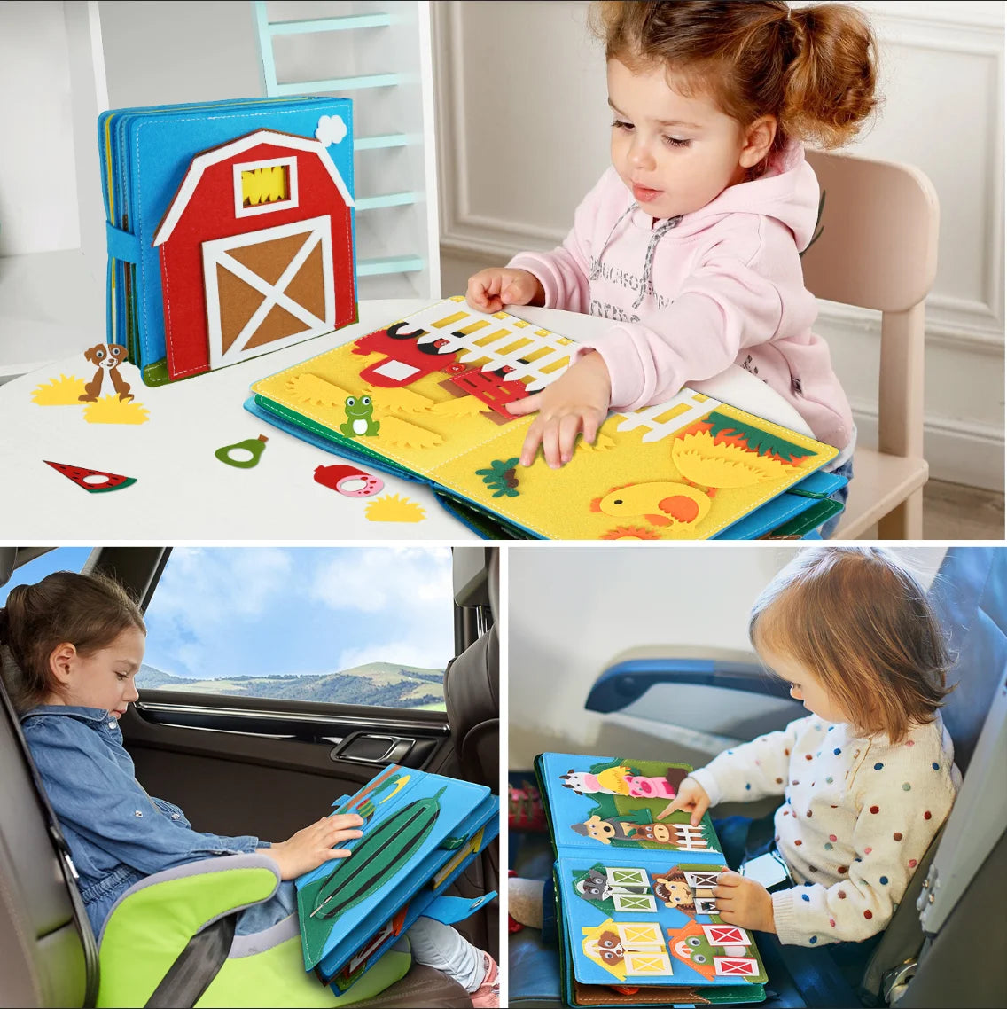 Montessori Felt Story Book
