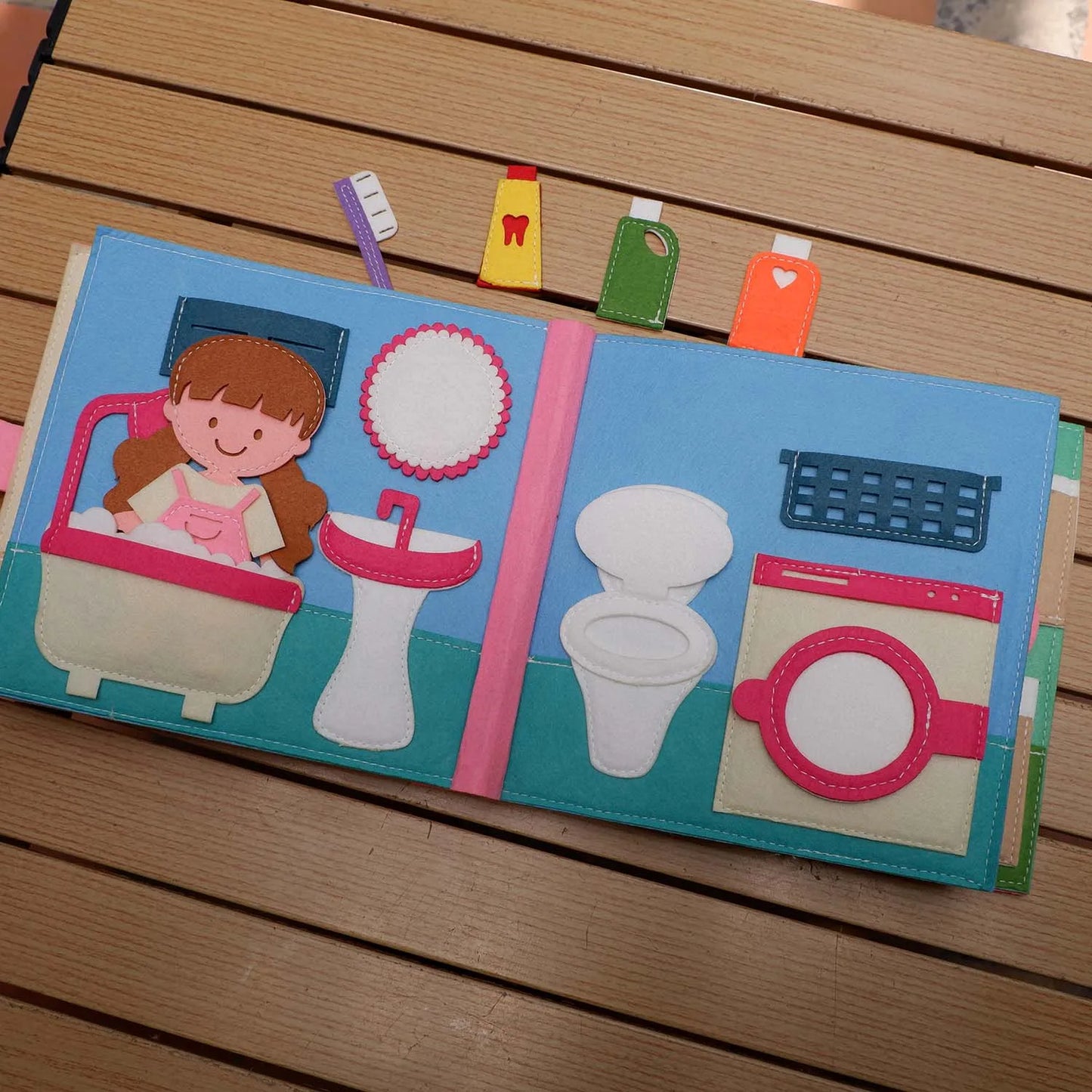 Montessori Felt Story Book