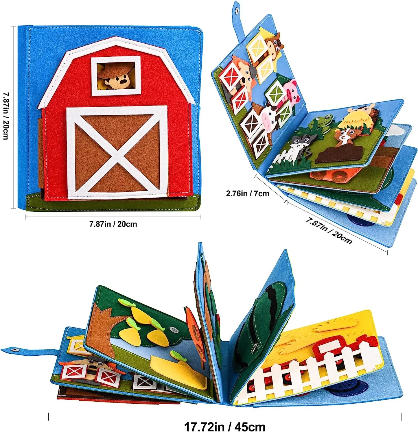 Montessori Felt Story Book