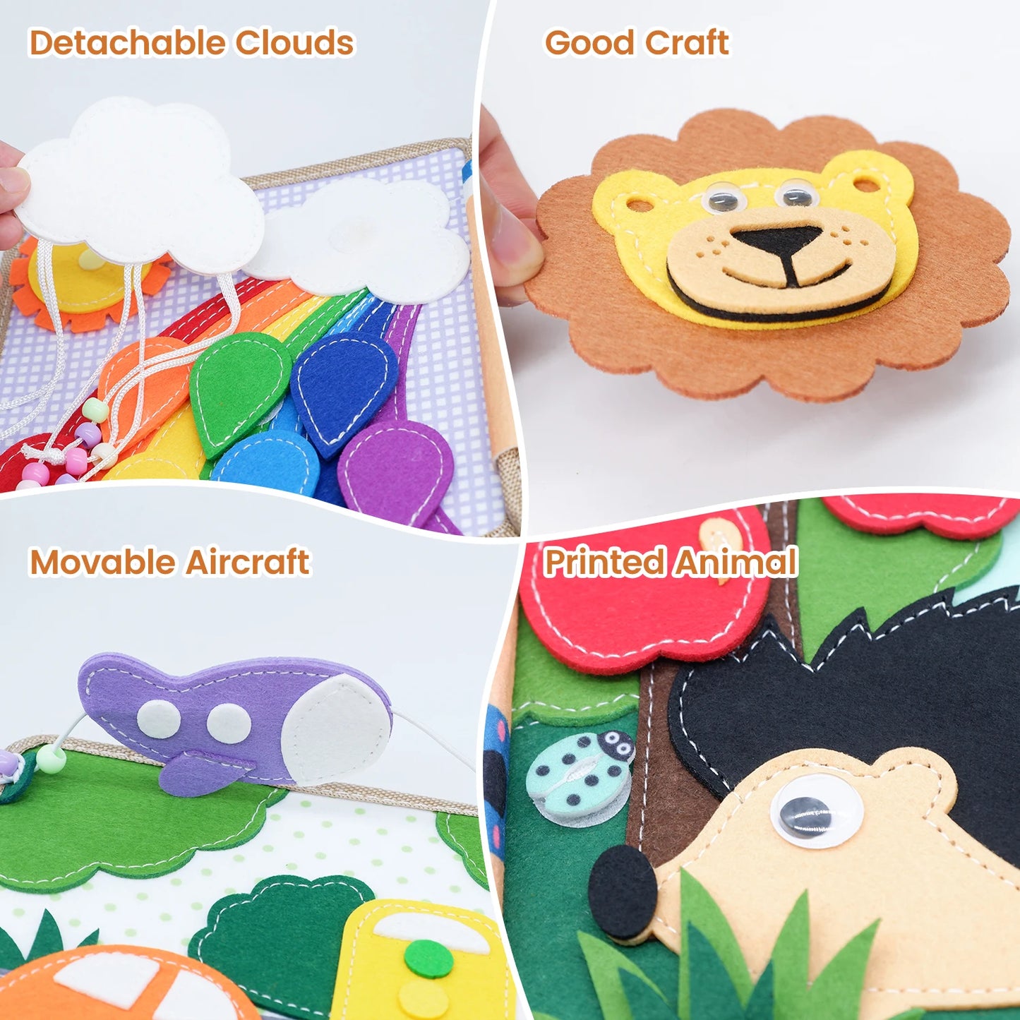 Montessori Felt Story Book