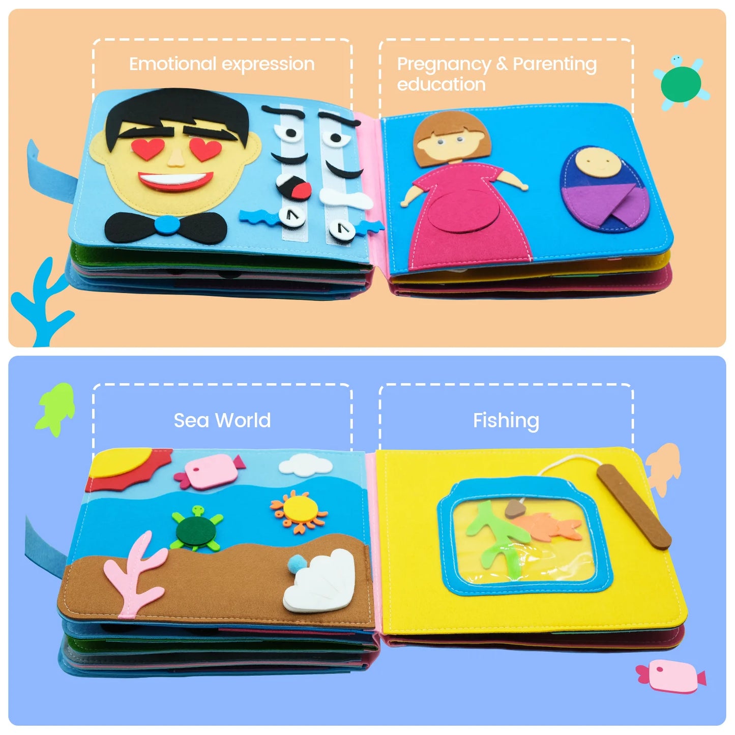 Montessori Felt Story Book