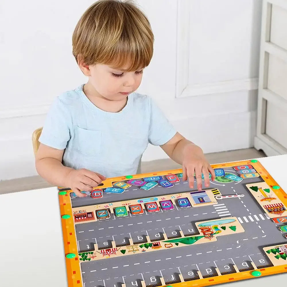 Magnetic Alphabet Maze Puzzle