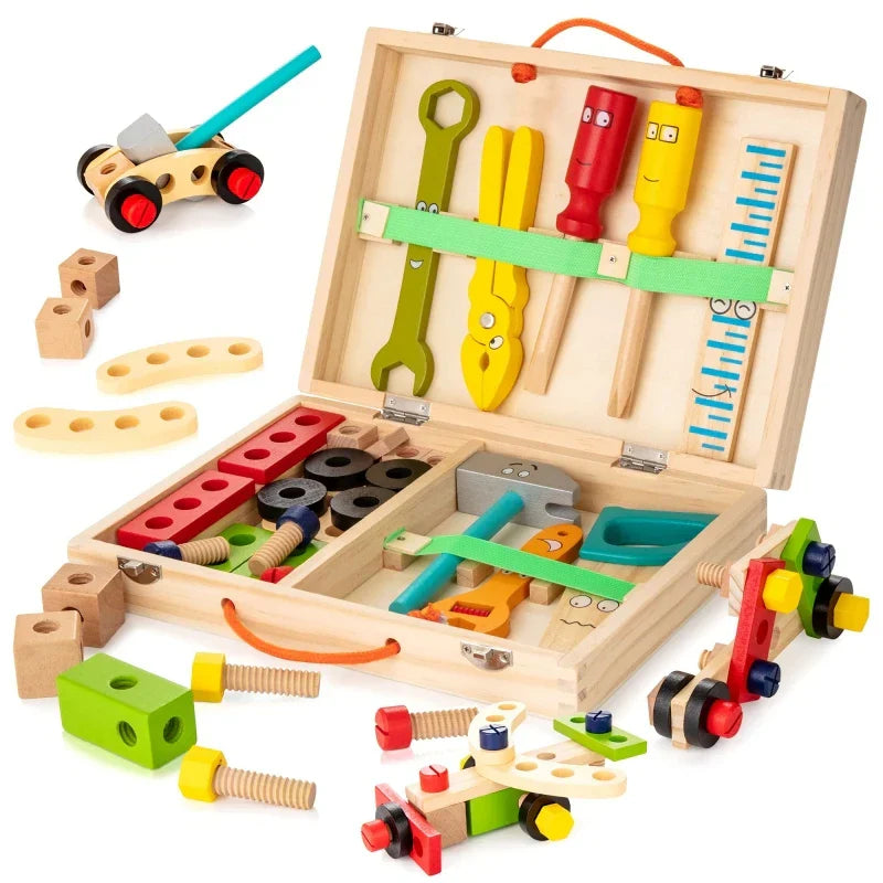 Montessori Wooden ToolBox