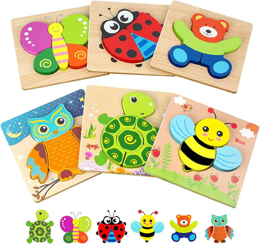 Montessori Happy Puzzles (6 Pack)