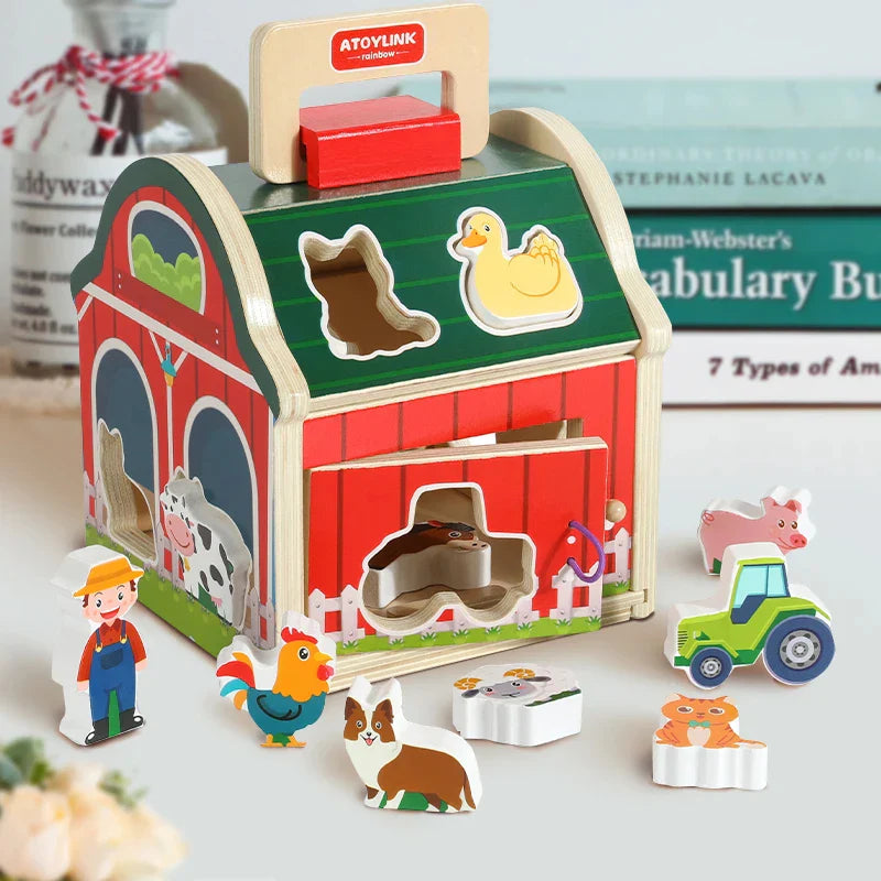 Montessori Wooden Farmhouse