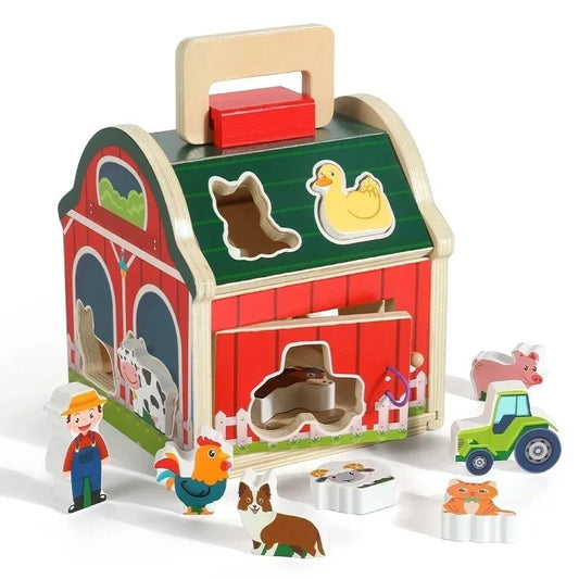 Montessori Wooden Farmhouse