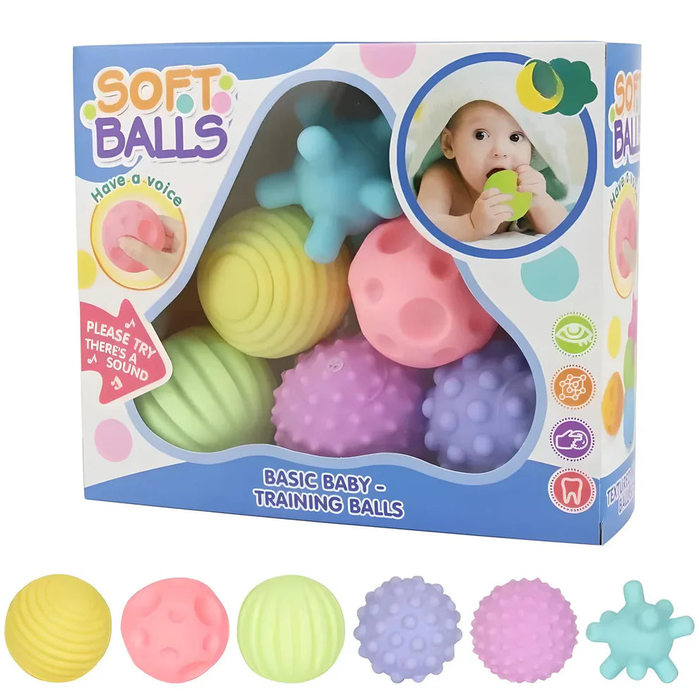 Montessori Sensory Balls (6 Pack)