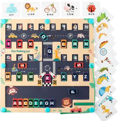 Magnetic Alphabet Maze Puzzle