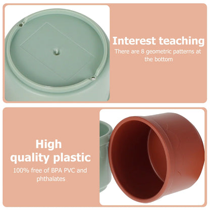Multicolored Stacking Cups